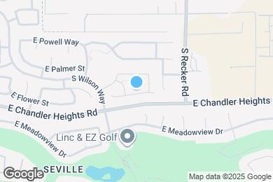 Map image of the property - 3860 E Flower St