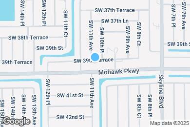 Map image of the property - 1012 SW 39th Terrace