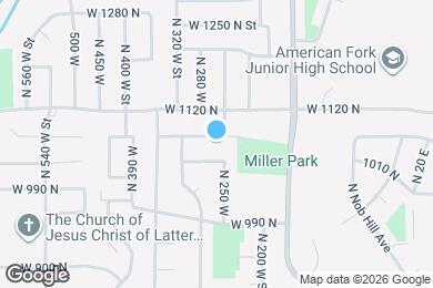 Map image of the property - 263 W 1080 N