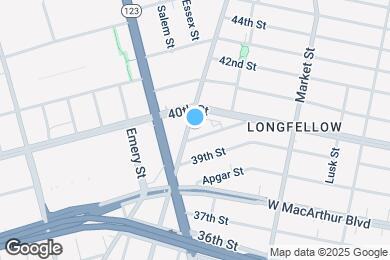 Map image of the property - 3960 Adeline St