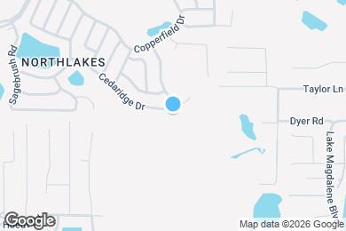 Map image of the property - 2808 Cedaridge Dr