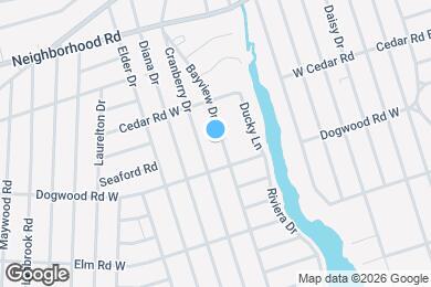 Map image of the property - 218 Bayview Dr