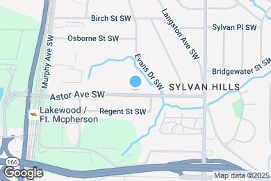 Map image of the property - 1039 Astor Ave SW