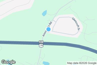 Map image of the property - 102 Glencroft Dr