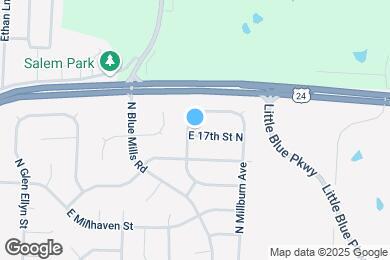 Map image of the property - 1701 N Hanover Ave