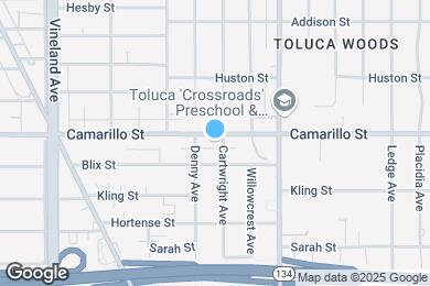 Map image of the property - 10706 Camarillo St