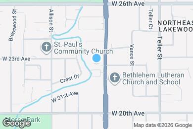 Map image of the property - Robinson Place - A Senior Community