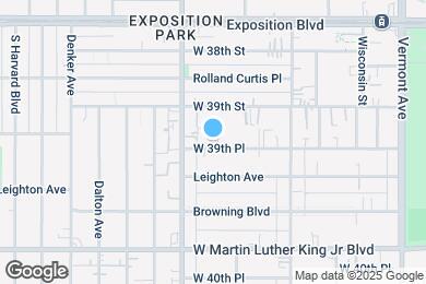 Map image of the property - 1249 W 39th Pl