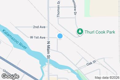 Map image of the property - 424 Thomas St