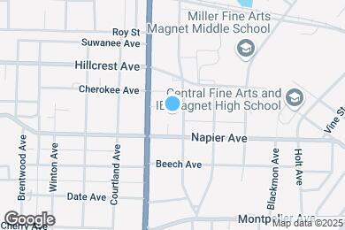 Map image of the property - 1045 Patterson St