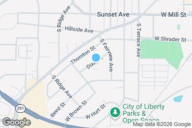 Map image of the property - 641 Dixie St