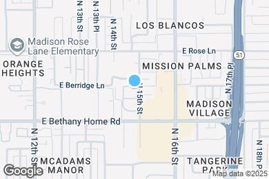 Map image of the property - 6040 N 15th St
