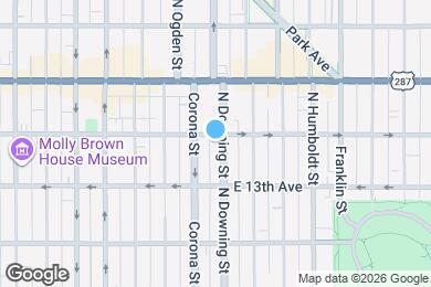 Map image of the property - 1138 E 14th Ave