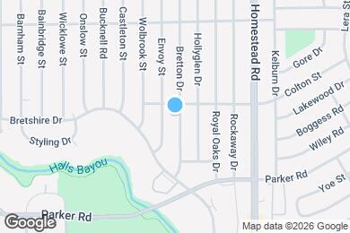 Map image of the property - 10221 Bretton Dr
