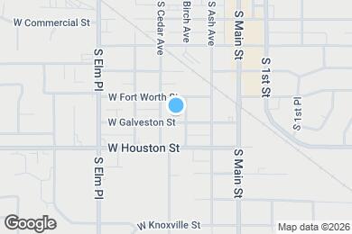 Map image of the property - 310 W Galveston St