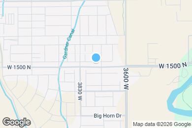 Map image of the property - 3727 W 1530 N