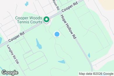 Map image of the property - 2900 Cooper Woods Dr