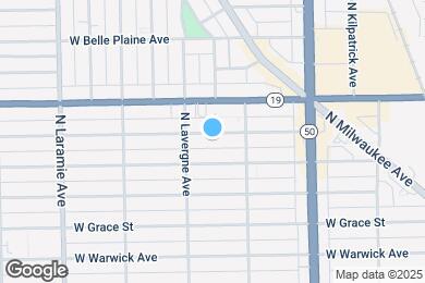 Map image of the property - 4933 W Dakin St