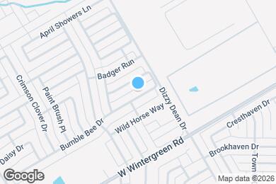 Map image of the property - 1021 Bumble Bee Dr