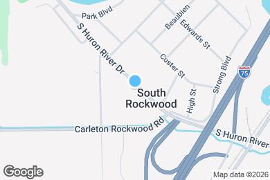 Map image of the property - 6126 S Huron River Dr