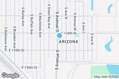 Map image of the property - 13421 S Avenue O