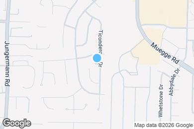 Map image of the property - 1411 Ticonderoga Dr