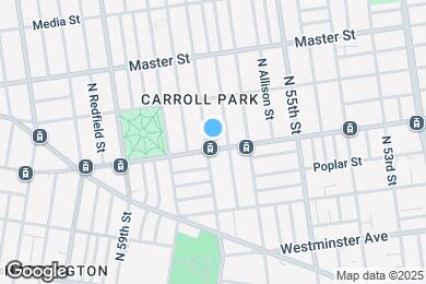 Map image of the property - 5629 W Girard Ave