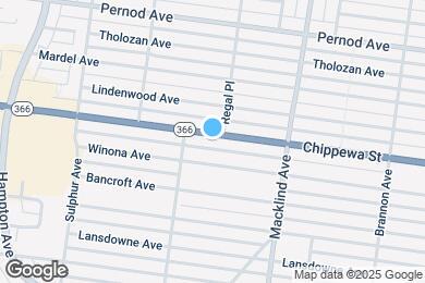 Map image of the property - 5532 Chippewa St