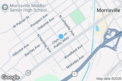 Map image of the property - 319 Clymer Ave