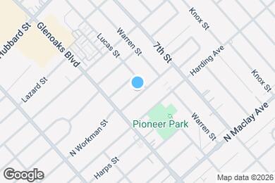Map image of the property - 863 N Workman St
