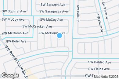 Map image of the property - 3833 SW McKim St