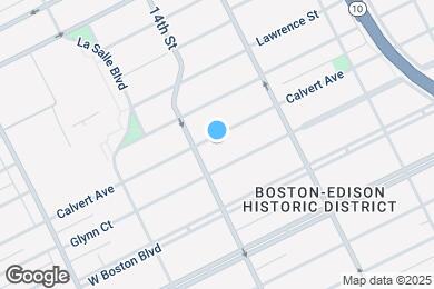 Map image of the property - 2045 Calvert St