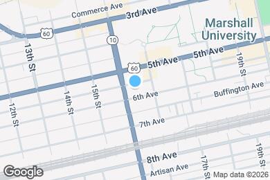 Map image of the property - 1610 6th Ave