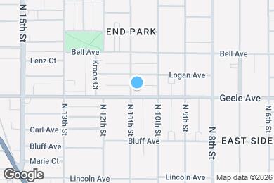 Map image of the property - 1032 Geele Ave