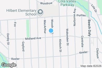Map image of the property - 15823 Woodworth
