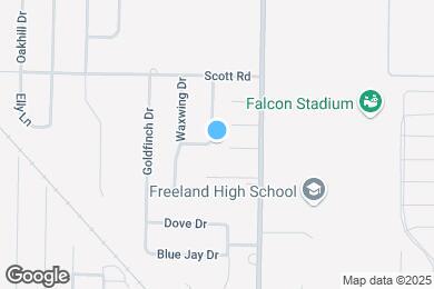 Map image of the property - Freeland Rental Homes - Freeland/Bay City, MI