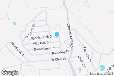 Map image of the property - 215 Spanish Oak Dr