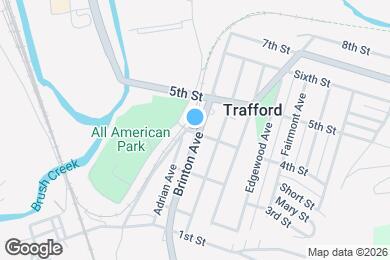 Map image of the property - 401 Brinton Ave