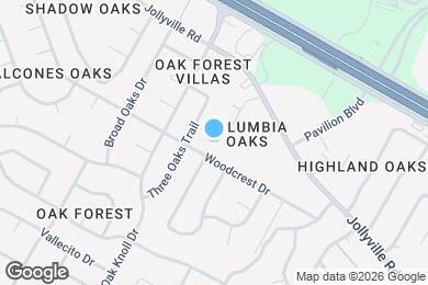 Map image of the property - 6501 Columbia Oaks Ct