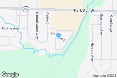 Map image of the property - Park Avenue West Apartments and Townhomes