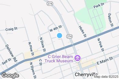 Map image of the property - 405 N Mulberry St