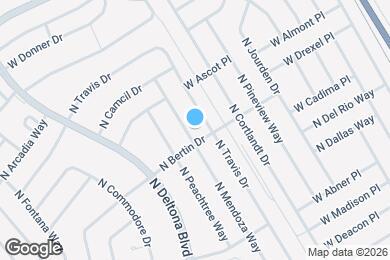 Map image of the property - 9359 N Mendoza Way