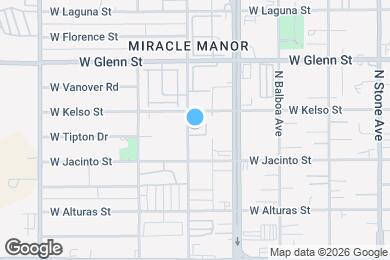 Map image of the property - 455 West Kelso Street