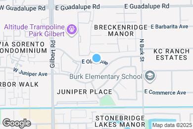 Map image of the property - 121 E Olive Ave