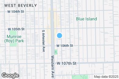 Map image of the property - 10536 S Claremont Ave