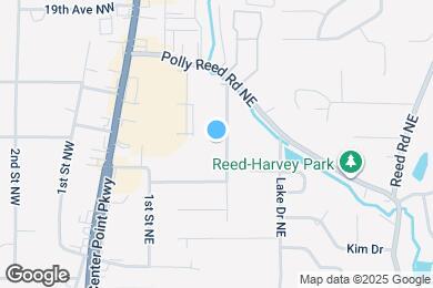 Map image of the property - 1716 2nd St NE