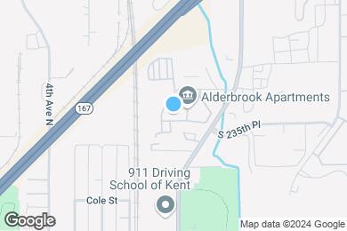 Map image of the property - Alderbrook Apartments