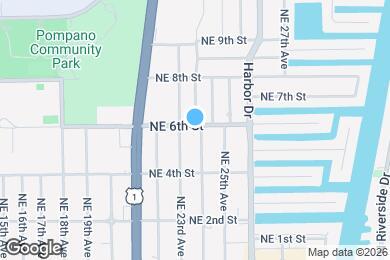 Map image of the property - 433 NE 24th Ave