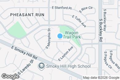 Map image of the property - 16515 E Wagon Trail Dr