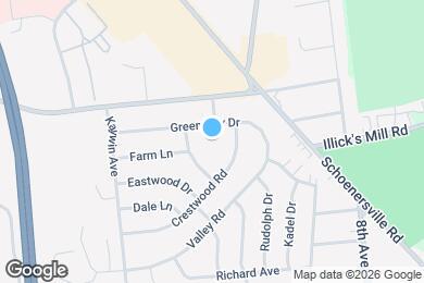 Map image of the property - 1411 Greenview Dr